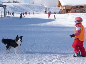 mascotte avec Mila